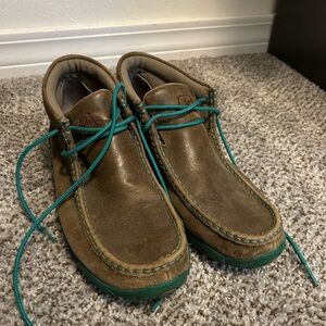 Women’s Size 9 blue twisted x moccasin